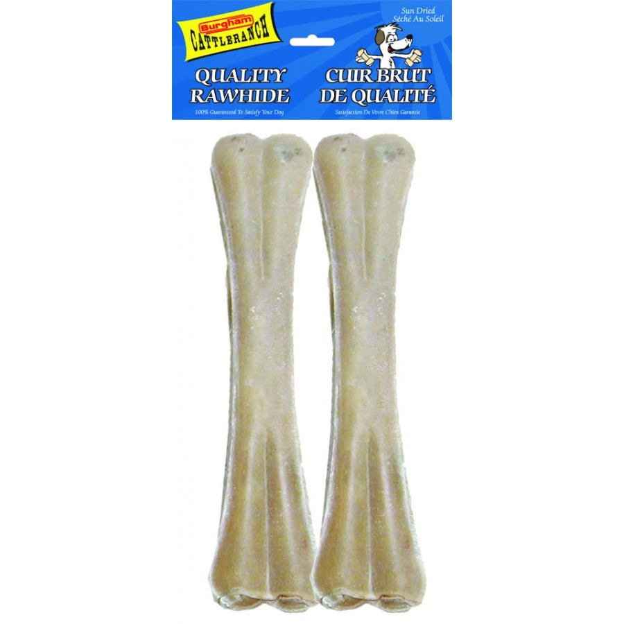 BURG Pckgd Pressed RW Bone 2pk 12in
