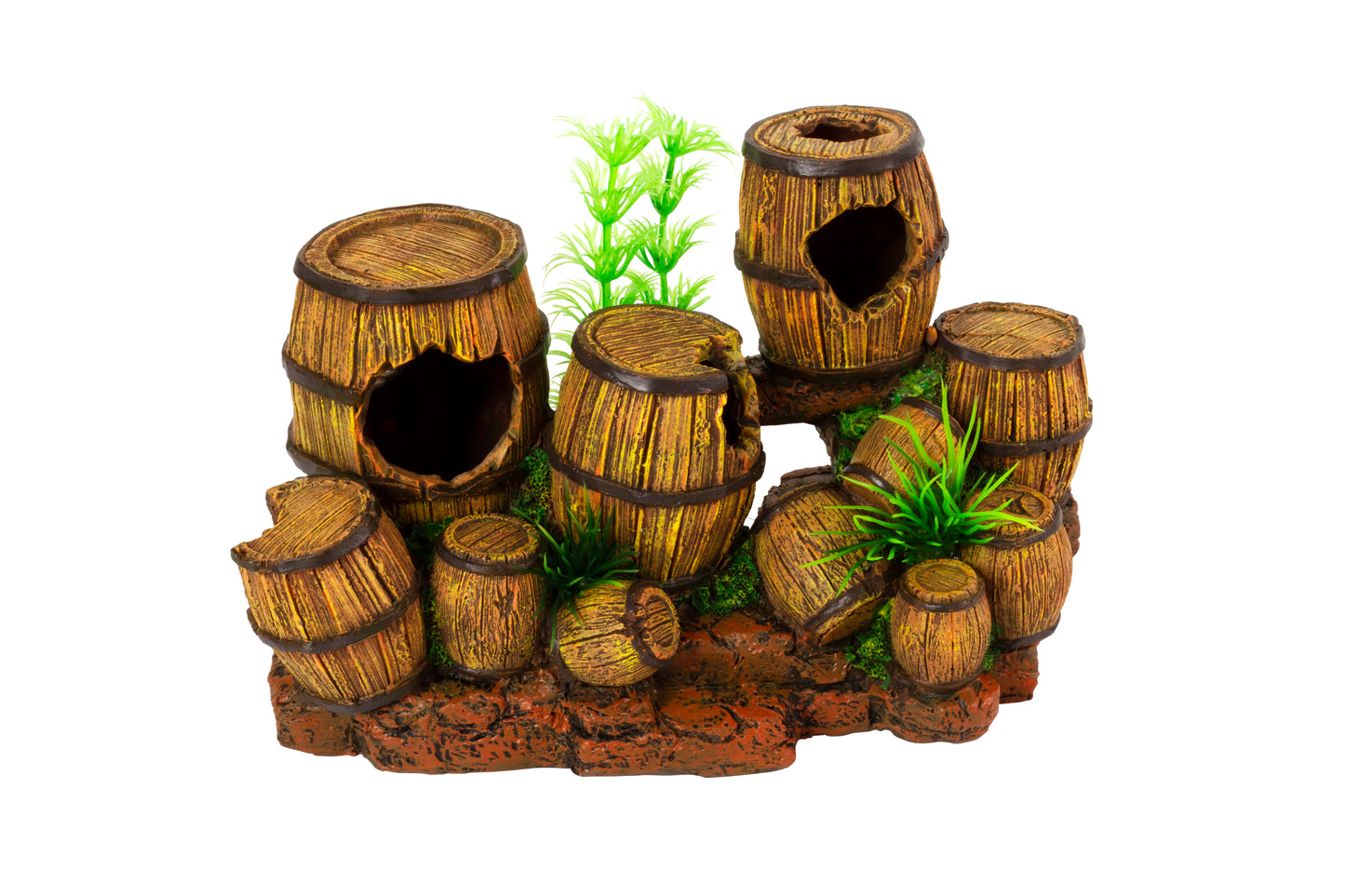Aqua-Fit Polyresin Rum Barrel 7.5x4x4.5"