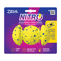 Zeus Nitro Weighted Grip Ball - 12.4 cm diam. (9 in)