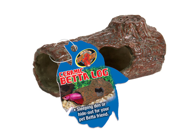Zoo Med Betta Ceramic Log, Small