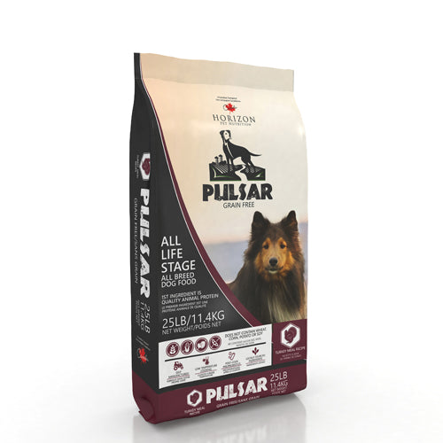 HORIZON PET NUTRITION PULSAR TURKEY DRY DOG FOOD 11.4 KG/25LB