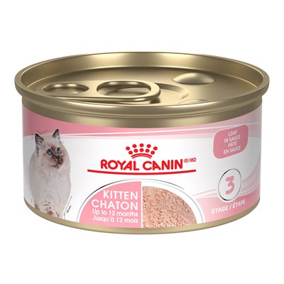 Royal Canin Feline Health Nutrition Kitten Loaf in Sauce 3oz
