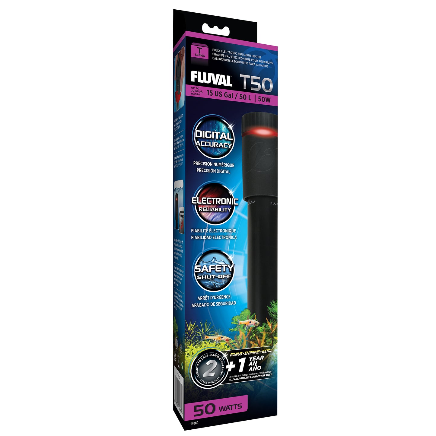Fluval T50 Heater - 50W