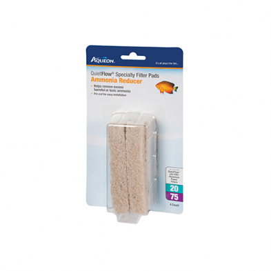 Aqueon Specialty Filter Replacement Pads Ammonica Reducer 20/75