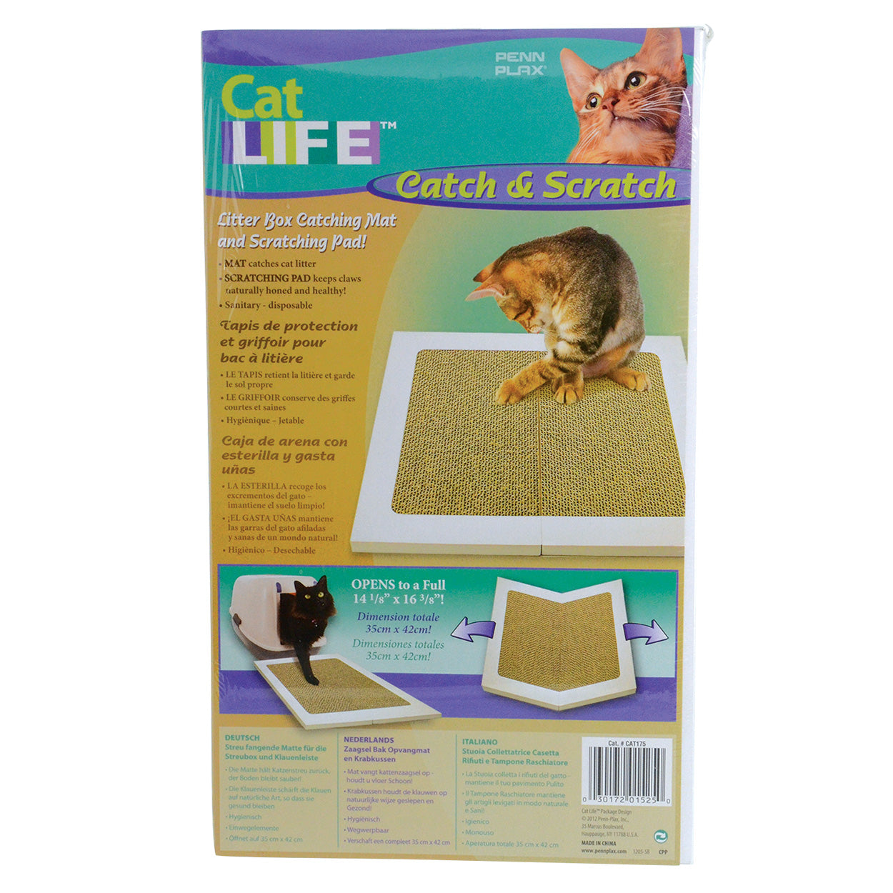 Penn Plax Catch n' Scratch Litter Mat
