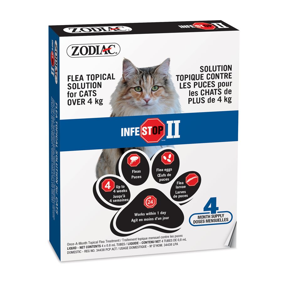 Zodiac Infestop II for Cats over 4KG
