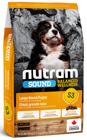 Nutram Dog Sound Balanced Wellness S3 Large Breed Puppy 13.6Kg