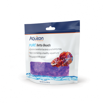 Aqueon Betta Beads Purple 12 OZ