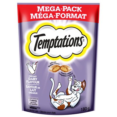 Temptations Cat Treats Creamy Dairy Flavor 180g