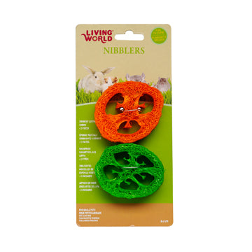 Living World Nibblers Slice Loofah Chews
