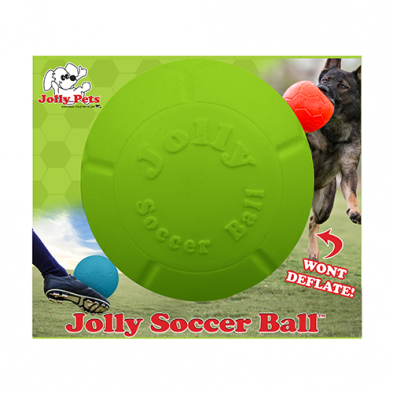 JOLLY PETS SOCCER BALL ASSORTED COLORS 8"