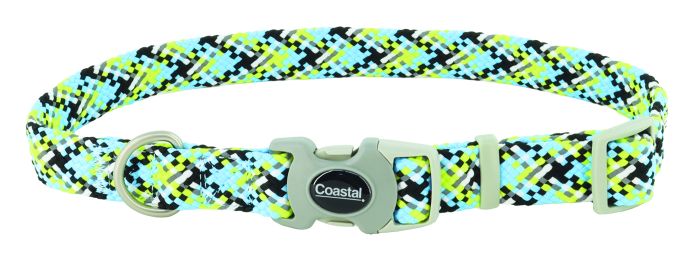 Pro Active Adjustable Woven Reflective Dog Collar, North Sky Net, 1" x 18-26" Dog 1pc