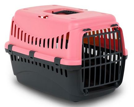 Bergamo Gipsy Pet Carrier Large with Plastic Door Fuschia