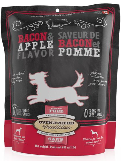 Oven Baked Treat Time Grain Free Bacon Biscuit 454G