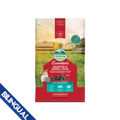 Oxbow Animal Health Essentials Hamster & Gerbil Food 1 LB