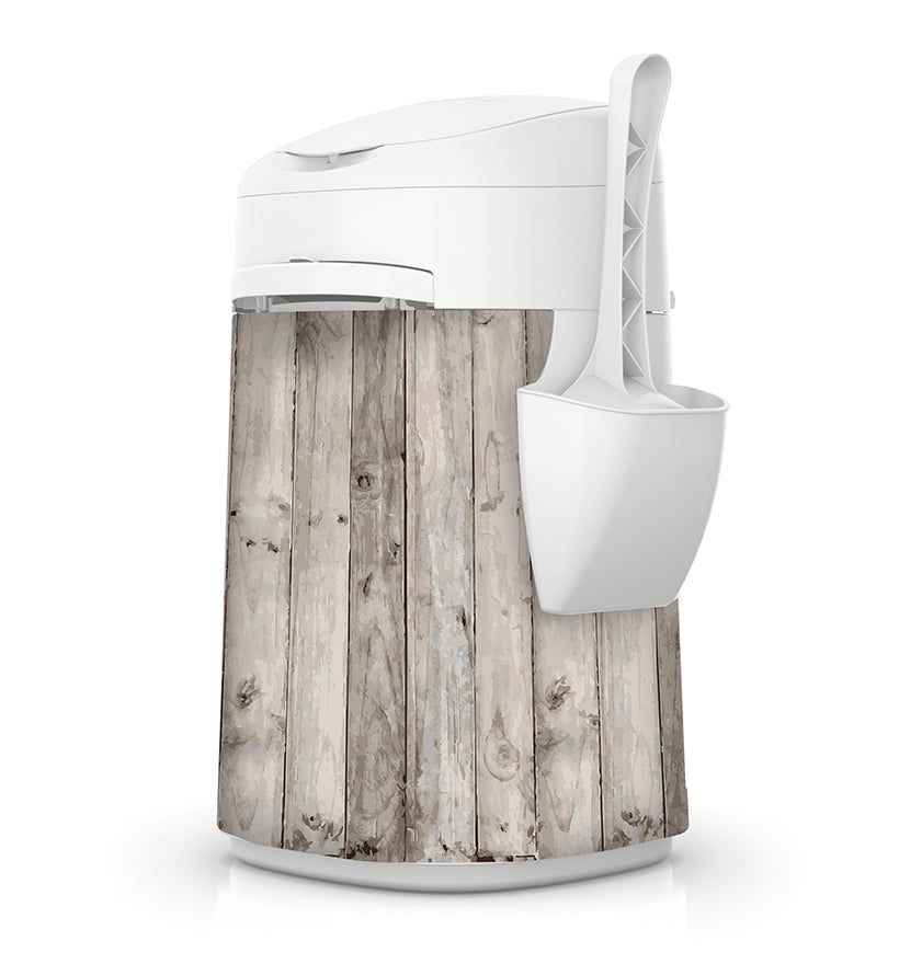 Litter Locker Design Plus Fabric Sleeve Wood