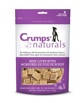 Crumps Beef Liver Bites Dog 135G