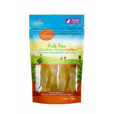 Canine Naturals Hide Free Chicken Recipe 7" Roll (2 Pack)