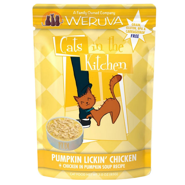 Weruva Pumpkin Lickin Chicken Cat 3oz Pouch