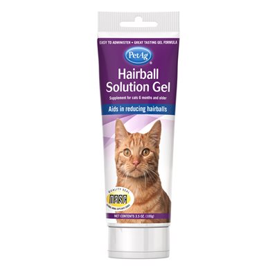 PetAg Hairball Natural Solution Gel Cats 3.5 oz