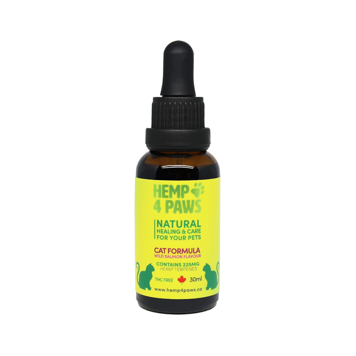 Hemp4Paws Cat Formula 450 Mg, 30ml Salmon Flavour