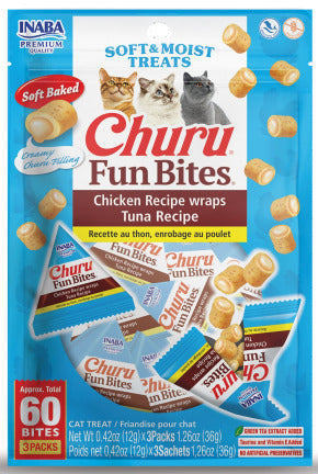 Inaba Cat Churu Fun Bites Chicken Recipe Wraps Tuna Recipe