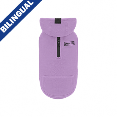 CANADA POOCH ECO+ EVERYDAY HOODIE LILAC SIZE 8