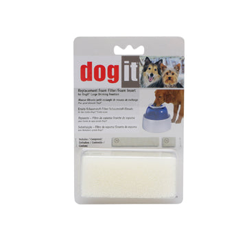 Dogit Drinking Fountain (73651), Replacement Small/Large Foam Filter Insert (2pc pkg)