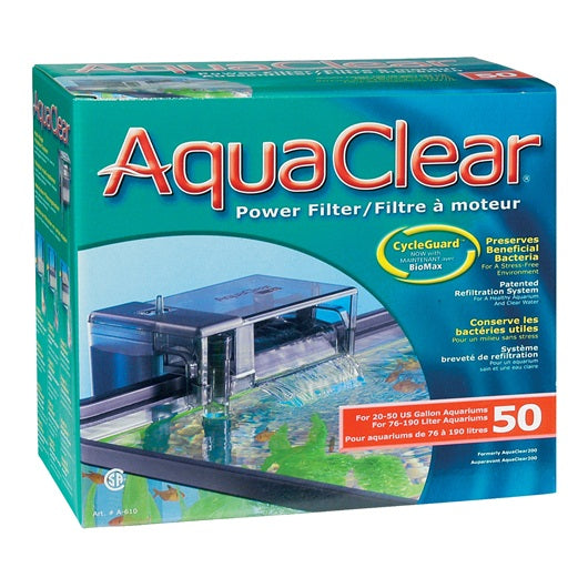 AquaClear AC50 Power Filter, 189 L (50 Us Gal.)