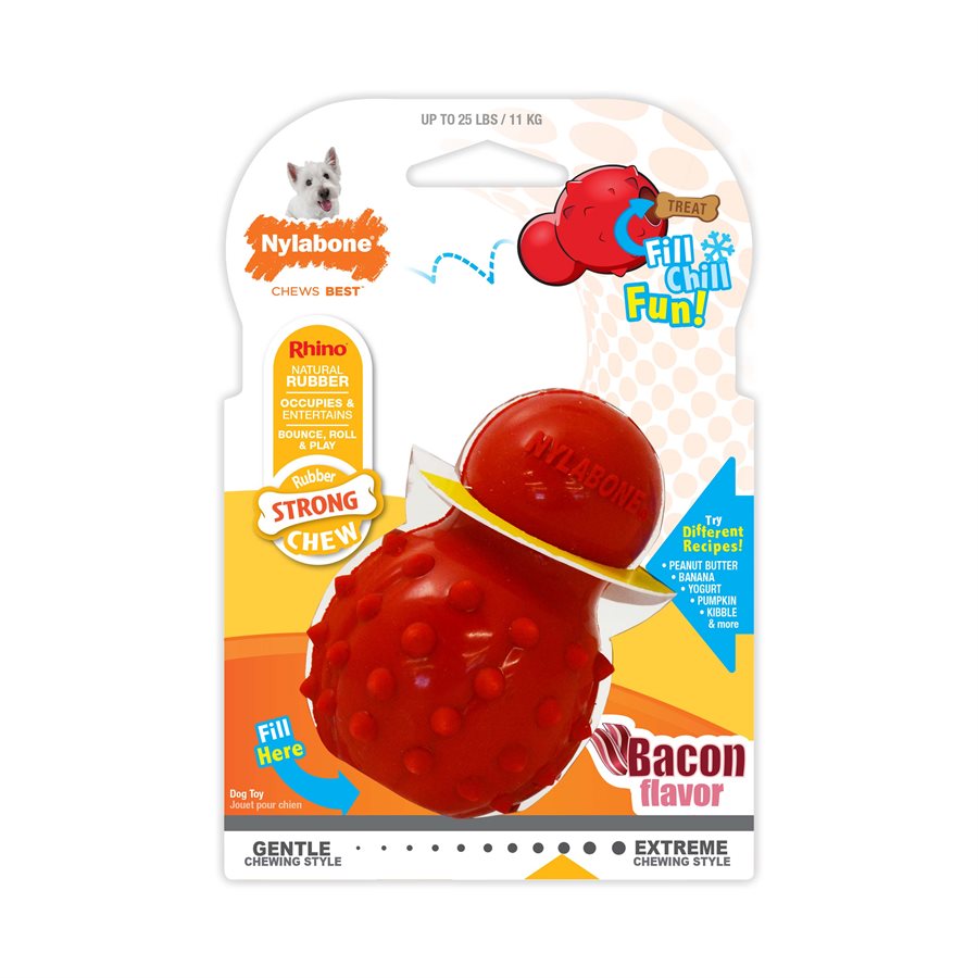 Nylabone Strong Chew Cone Bacon Flavor Regular