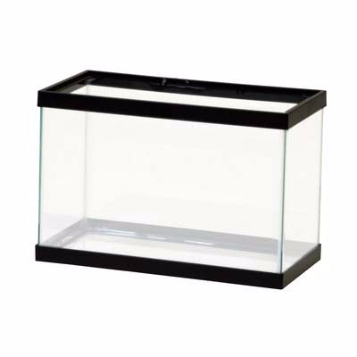 Aqueon Standard Black Trim Aquarium, 20 Gal, Long