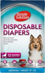 Simple Solutions Disposable Diapers 12/Pk Md