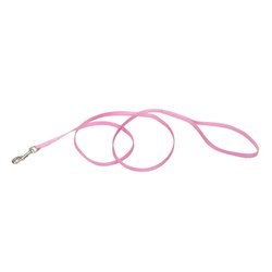 Coastal Single Ply Nylon Leash Pink Bright Dog 3/8in x 6ft