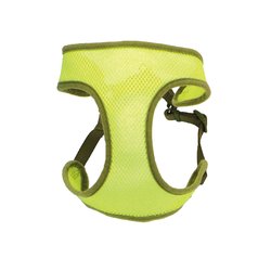 Comfort Soft Wrap Adjustable Harness 2XSmall Lime Dog 3/8in x 14-16in