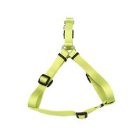 Comfort Wrap Adjustable Nylon Harness Large Lime Dog 1in x26-38in