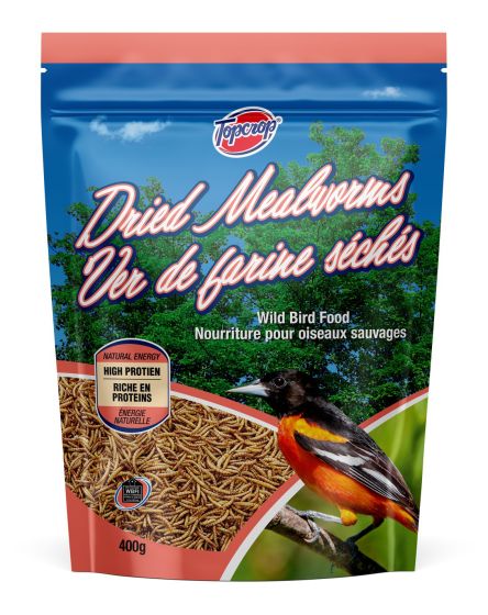 Topcrop Dried Mealworms Wild Bird 400g