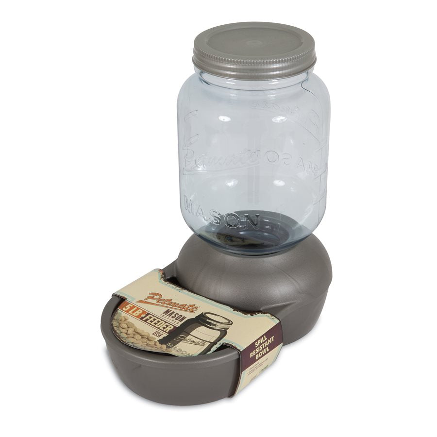 Petmate Mason Jar Replendish Waterer 1.0 GAL