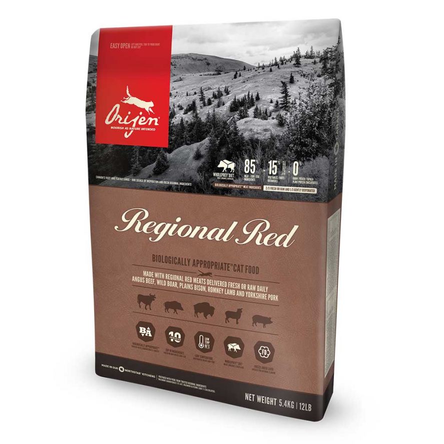Orijen Regional Red Cat, 5.4Kg/12Lb