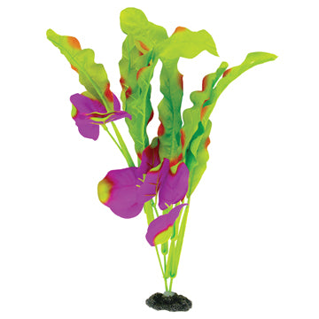 Marina Naturals Indigo & Green Waffle Leaf Silk Plant, Medium
