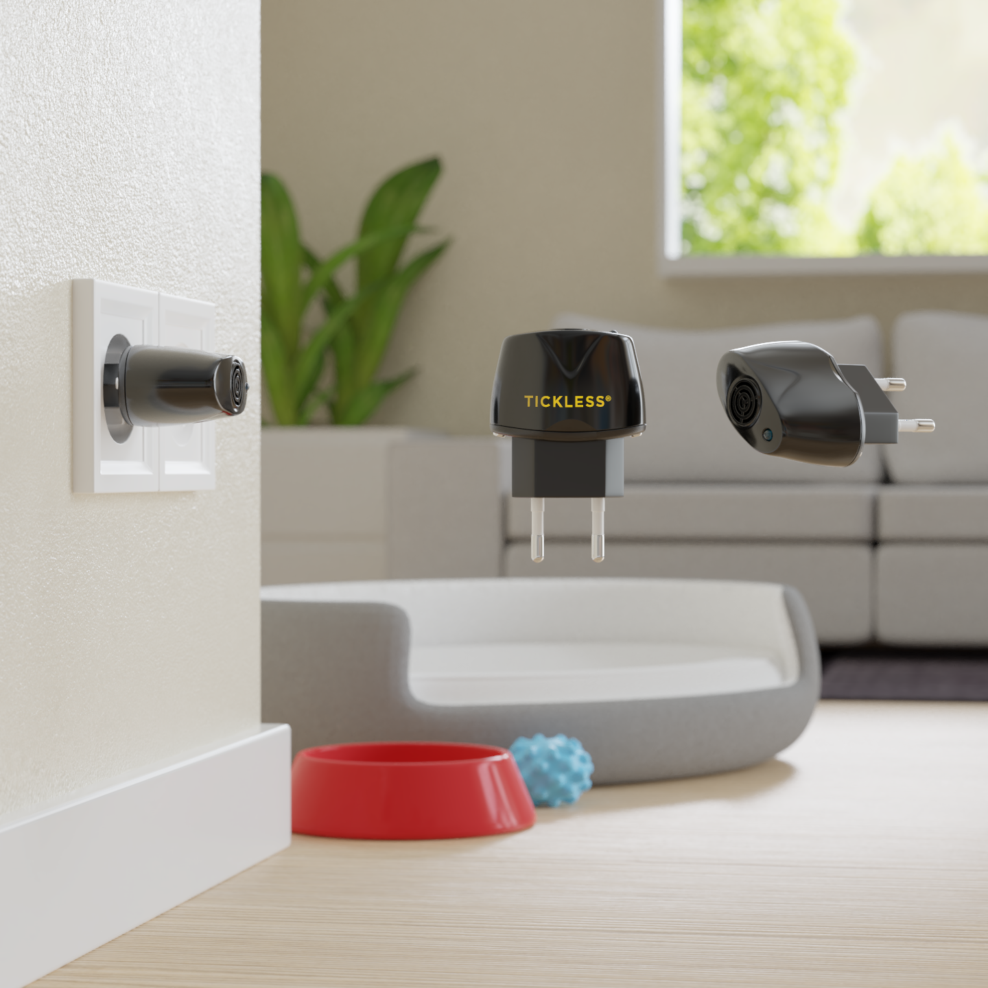 Tickless Home Protection Tick & Flea Repeller, Black