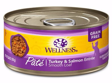 Wellness Complete Health Pt Turkey & Salmon Entre Wet Cat Food, 5.5Oz