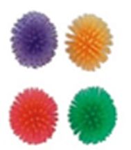 Bud-Z Coloured Hedgehog Ball Cat Toy