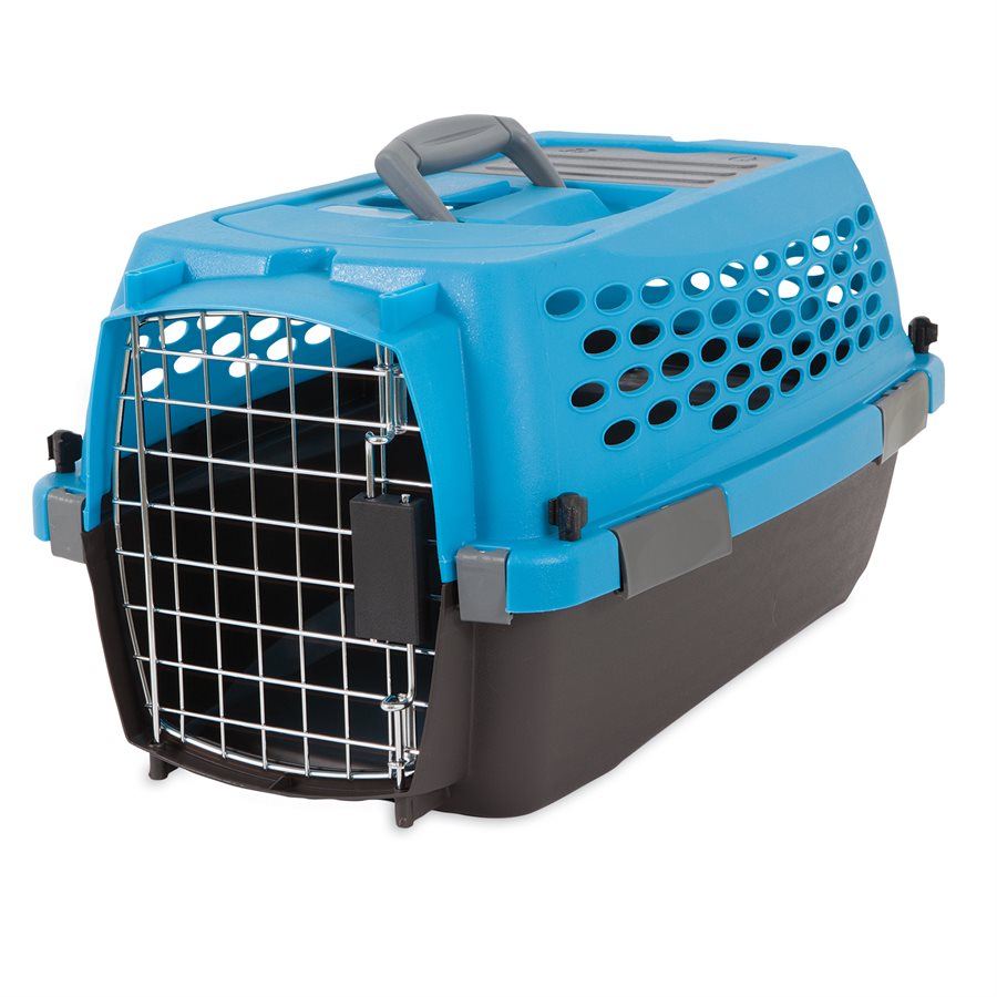 Petmate Vari Kennel Fashion 19" up to 10LBS Blue/Black