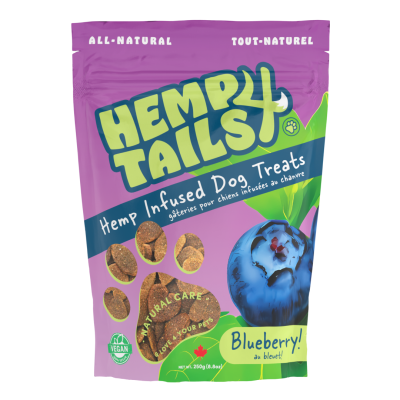 HEMP DOG TREATS - BLUEBERRY