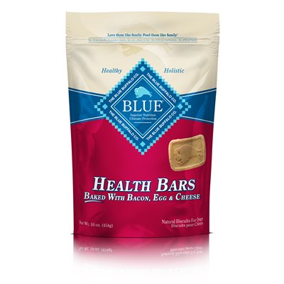 Blue Buffalo Health Bars with Bacon, Egg & Cheese Dog 16oz