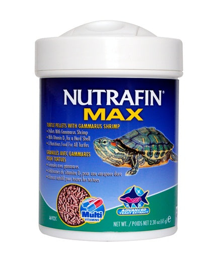 Nutrafin Max Turtle Pellets With Gammarus Shrimp 65 g (2.3 oz)