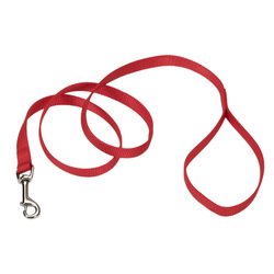 Coastal Single Ply Nylon Leash Red Dog 5/8in x 6ft