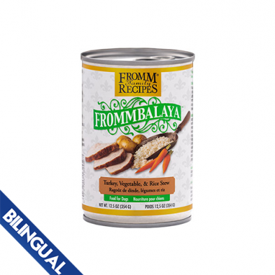 FROMM Frommbalaya Turkey, Vegetable, & Rice Stew Wet Dog Can 12.5oz