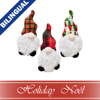 Spot HOLIDAY Gnome Catnip Toys Assorted 6" Cat Toy