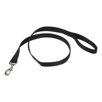 Coastal Single Ply Nylon Leash Black Dog 3/4in x 6ft